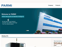 Tablet Screenshot of parmi.com